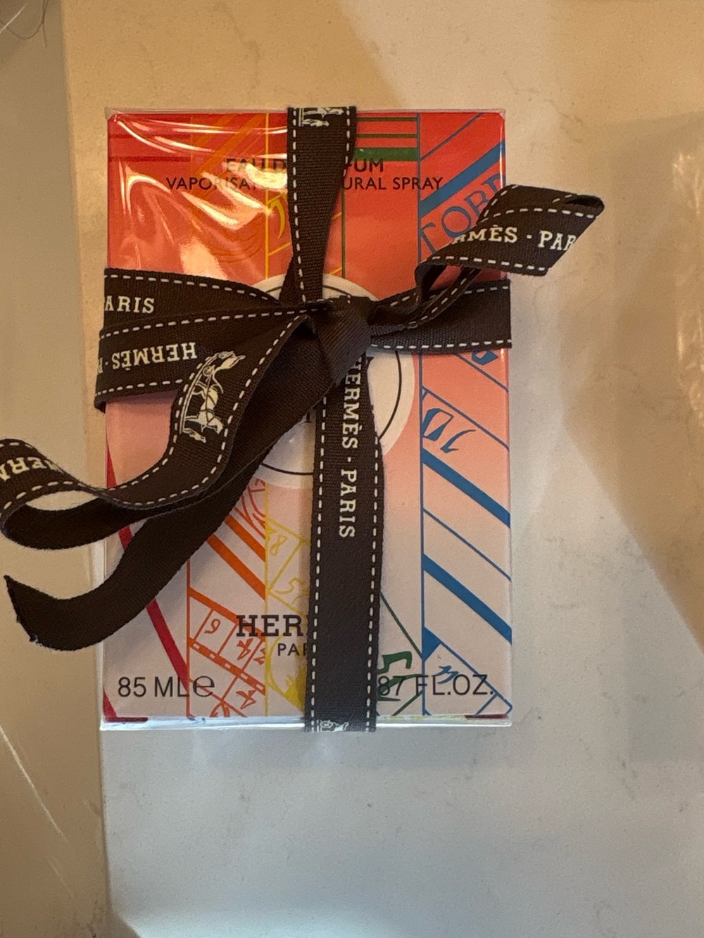 Hermès Colorful Ribboned Perfume Gift Box